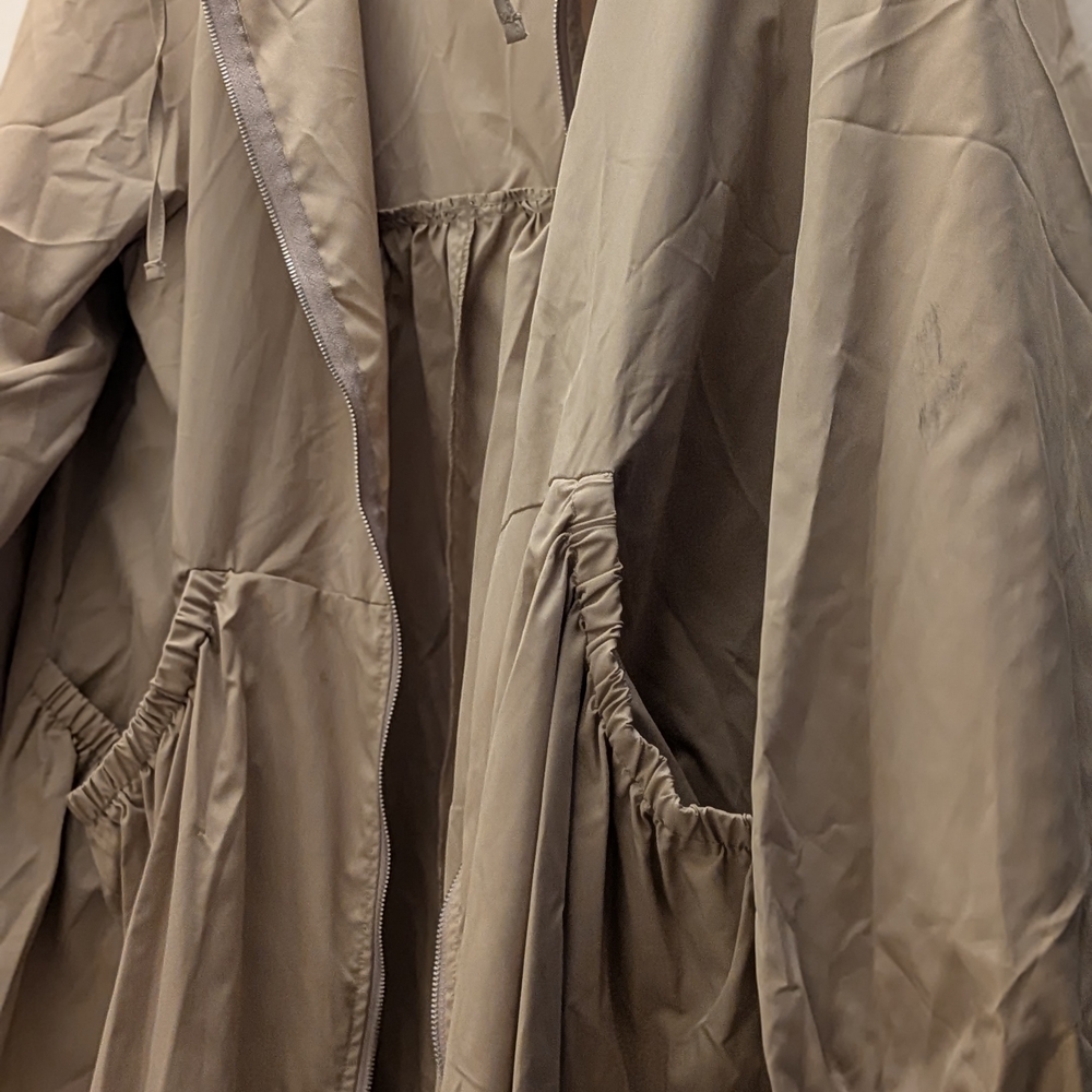 SHEIN Utility Jacket in Taupe
